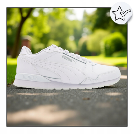 BUTY SPORTOWE MĘSKIE BIAŁE WYGODNE PUMA ST RUNNER 384855 10 r. 45