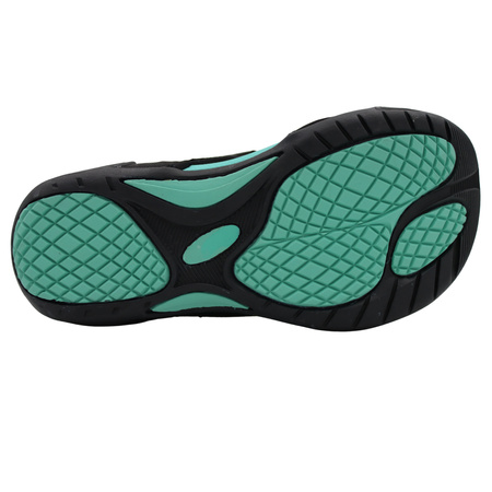 Sandały Damskie Outdoorowe Wygodne Lekkie Na Lato DK 3431 BLK/TURQ