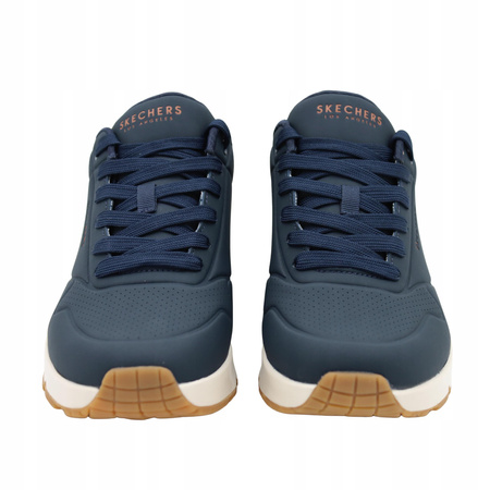 Buty sportowe męskie granatowe lekkie wygodne skechers 183004/nvy