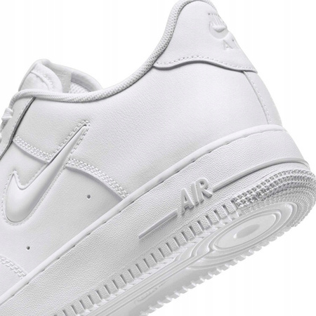 Buty Męskie NIKE AIR FORCE 1 Sneakersy Sportowe JEWEL Wygodne Białe