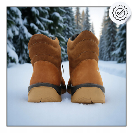 4f BUTY MĘSKIE WYGODNE TREKKINGOWE WYSOKIE NA JESIEŃ ZIMĘ OBMH255 81S