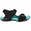 Sandały Damskie Outdoorowe Wygodne Lekkie Na Lato DK 3431 BLK/TURQ