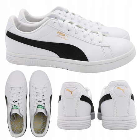 Buty męskie Puma sportowe COURT STAR SL 384676 01 Białe
