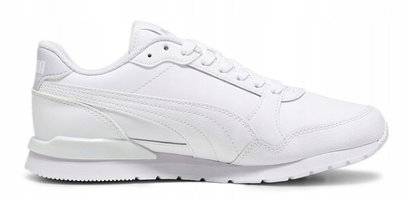Buty Sportowe Męskie Wygodne Białe Skórzane Skóra PUMA ST RUNNER