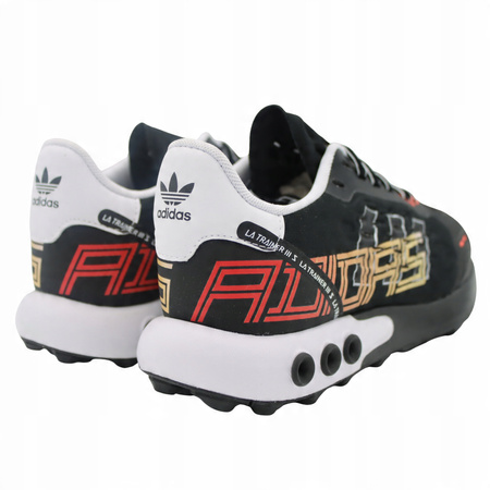 Buty Damskie Sportowe Wygodne Czarne ADIDAS LA TRAINER III J 