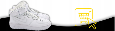 BUTY SPORTOWE DAMSKIE BIAŁE SNEAKERSY NIKE AIR FORCE 1 FN1193 111 r. 38,5