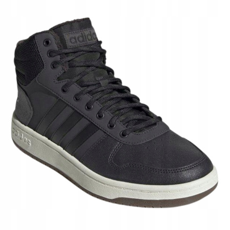 BUTY MĘSKIE SPORTOWE ZIMOWE WYSOKIE OCIEPLANE ADIDAS HOOPS GZ7959