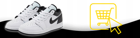 Buty Męskie NIKE AIR JORDAN 1 LOW Sportowe SKÓRZANE Niskie Sneakersy