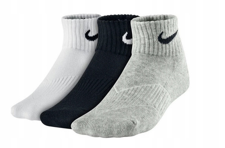 SKARPETY NIKE WYGODNE ZA KOSTKĘ MIX KOLOR SX4722 967 r. 34-38