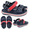 SANDAŁKI DZIECIĘCE LEKKIE WYGODNE GRANATOWE CROCS CROCBAND 12856485 