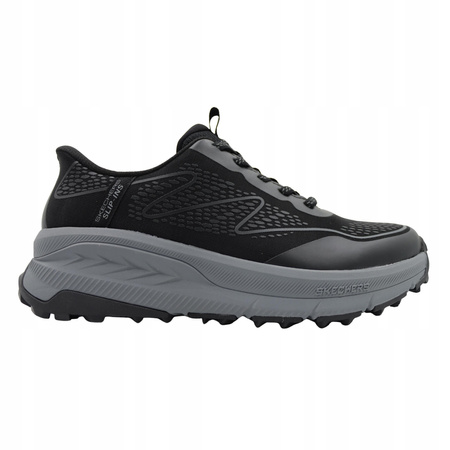 Buty sportowe męskie czarne wsuwane wygodne skechers 237685/bkmt 