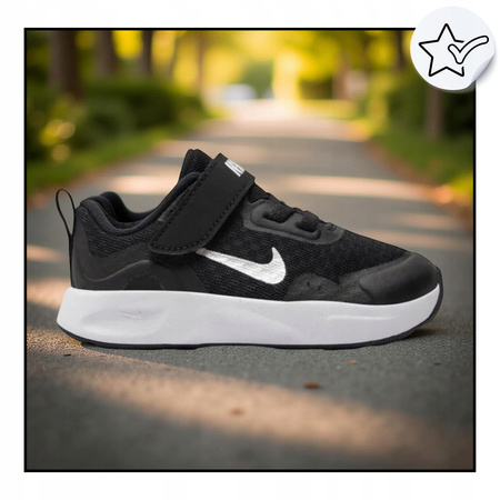 Czarne buty dziecięce sportowe NIKE WEARALLDAY TD 
