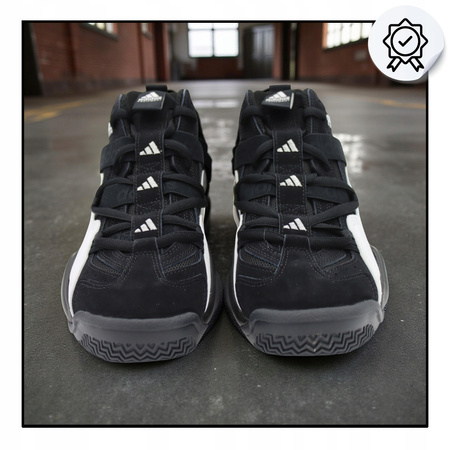Buty Sportowe Koszykarskie Wygodne Męskie Czarne ADIDAS TOP TEN