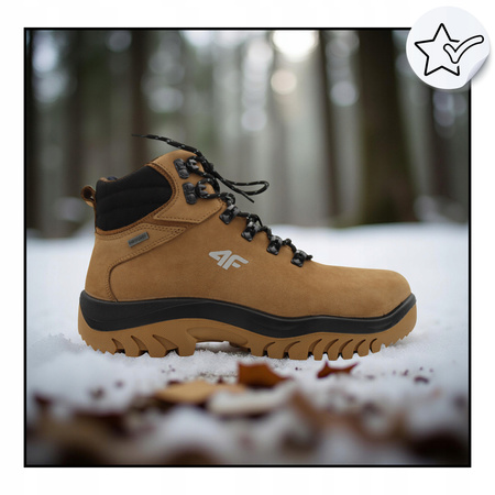4f BUTY MĘSKIE WYGODNE TREKKINGOWE WYSOKIE NA JESIEŃ ZIMĘ OBMH257 44S