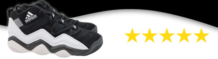 Buty Sportowe Koszykarskie Wygodne Męskie Czarne ADIDAS TOP TEN