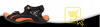 Sandały Damskie Młodzieżowe Lekkie Wygodne DK 3431 BLK/ORANGE