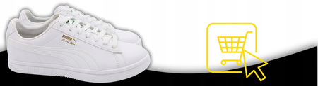 Buty Sportowe Białe Skórzane Sneakersy męskie PUMA COURT STAR SL