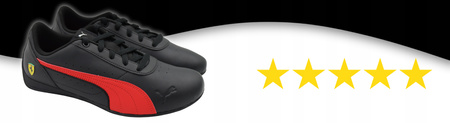 BUTY SPORTOWE MĘSKIE LEKKIE WYGODNE PUMA FERRARI NEO CAT 307812 01 r. 44,5
