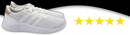 Buty Sportowe damskie białe ADIDAS Lite Racer 2.0 Sznurowane 