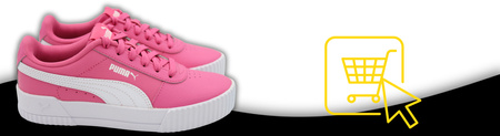 Buty młodzieżowe róż PUMA CARINA L JR lekkie 