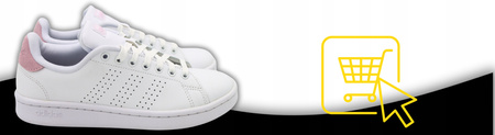 BUTY DAMSKIE ADIDAS ADVANTAGE BIAŁE F36481 lekkie 