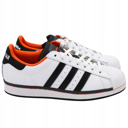 Buty Sportowe Męskie wygodne ADIDAS SUPERSTAR skóra Białe 