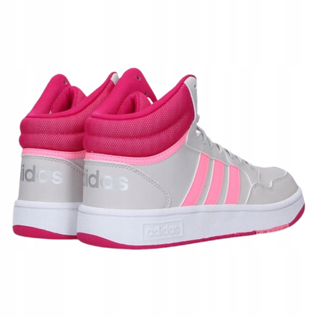BUTY SPORTOWE MŁODZIEŻOWE WYSOKIE WYGODNE ADIDAS HOOPS MID GZ1929 