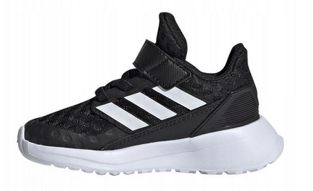 Buty dziecięce czarne sportowe ADIDAS RAPIDARUN EL