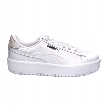 Buty Damskie Białe Wygodne Skóra Skórzane PUMA LILY PLATFORM L WNS