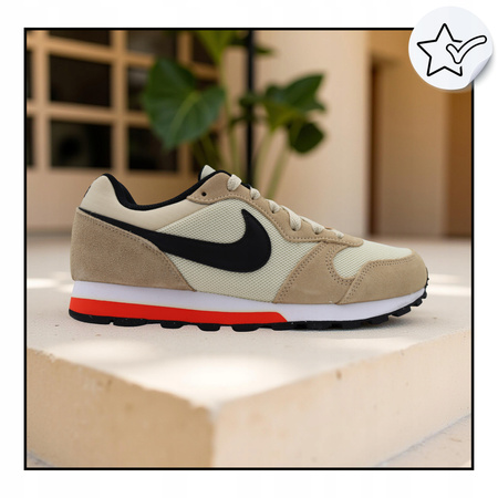 Buty Sportowe Męskie NIKE MD RUNNER 2 Brązowe wygodne 
