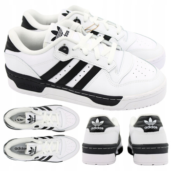 BUTY MĘSKIE SPORTOWE SNEAKERSY SKÓRA ADIDAS RIVALRY LOW ID8413 r. 43 1/3