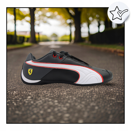 BUTY SPORTOWE MĘSKIE WYGODNE LEKKIE PUMA FERRARI FUTURE CAT 30788901 r.44,5