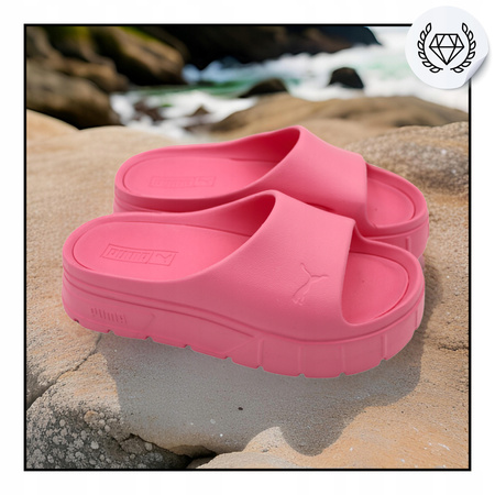 KLAPKI DAMSKIE NA BASEN NA PLAŻE PUMA MAYZE STACK INJEX 389454 08 