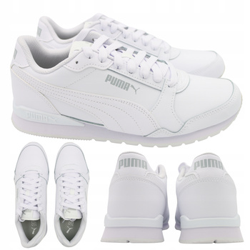 BUTY SPORTOWE MĘSKIE BIAŁE WYGODNE PUMA ST RUNNER 384855 10 r. 44