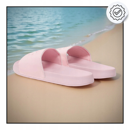 KLAPKI 4F damskie WSUWANE PLAŻOWE BASENOWE NA BASEN WYGODNE RÓŻOWE R. 39