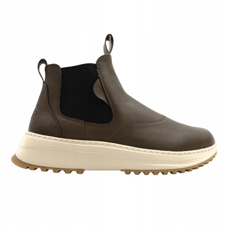 Buty męskie sztyblety brązowe wygodne lekkie wsuwane heydude 442932kx 