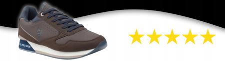 Buty Sneakersy Męskie Wygodne Stylowe Miejskie Lekkie POLO NOBIL003