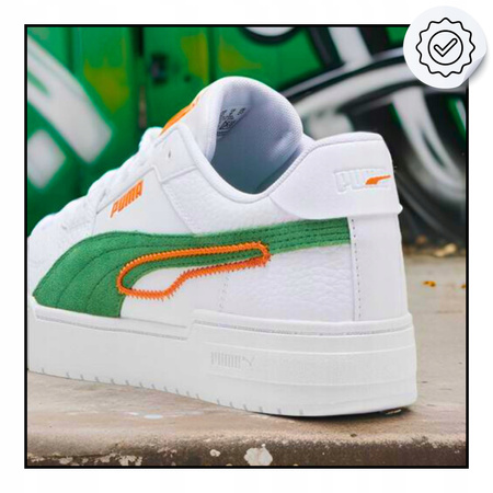 Buty Sportowe BIAŁE Męskie Puma Pro Play wygodne Sneakersy r. 42,5