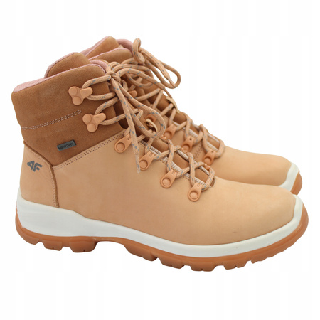 4f BUTY DAMSKIE WYGODNE TREKKINGOWE NA JESIEŃ ZIMĘ OBDH251 56S 