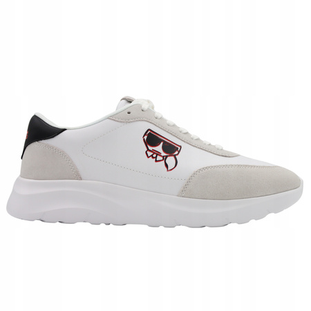 Buty Sneakersy Męskie Wygodne Czarne Skóra KARL LAGERFELD