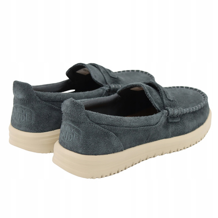 BUTY MĘSKIE LEKKIE MOKASYNY ZAMSZOWE HEYDUDE NXT LOAFER 43773 0OH