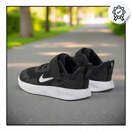 Czarne buty dziecięce sportowe NIKE WEARALLDAY TD 