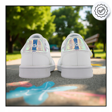 Buty dziecięce ADIDAS GRAND COURT FW1275 sportowe białe sneakersy