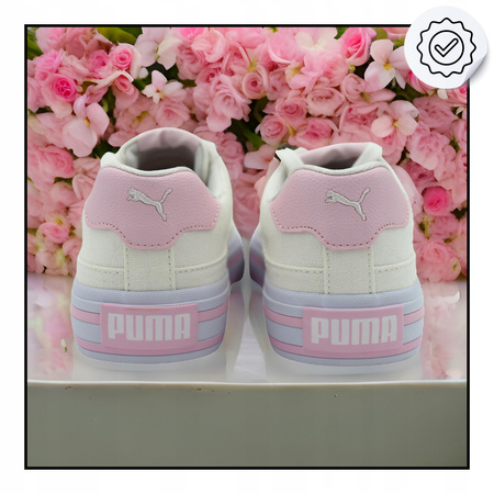 Buty Sportowe Damskie BIAŁE PUMA Court Classic Vulc wygodne NISKIE 