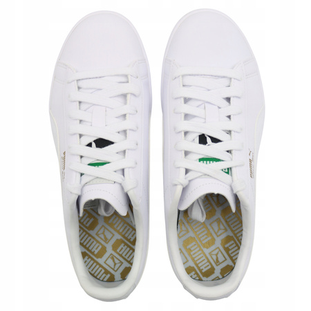 Buty Sportowe Białe Skórzane Sneakersy męskie PUMA COURT STAR SL