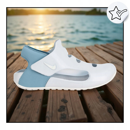 SANDAŁY SPORTOWE DZIECIĘCE LEKKIE NIKE SUNRAY PROTECT DH9462 401 r. 32