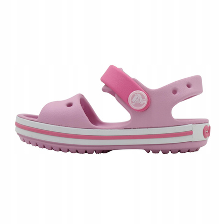 Sandałki dziecięce różowe lekkie wygodne crocs crocband 12856 6gd