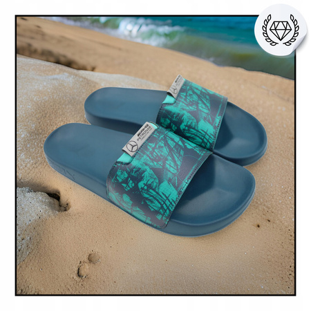 KLAPKI MĘSKIE NA BASEN NA PLAŻE PUMA MAPF1 LEADCAT GRAPHI 308082 01 