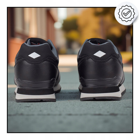 Buty Męskie Miejskie Lekkie Codzienne Wygodne Czarne LEE COOPER