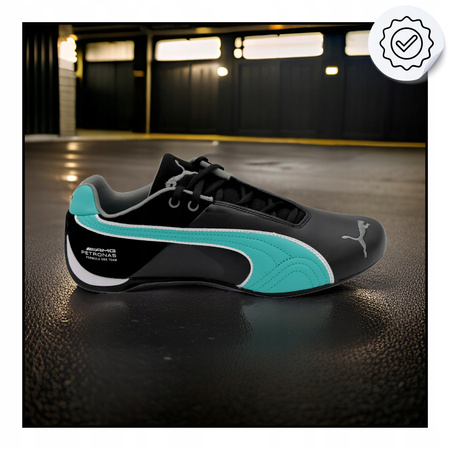 BUTY SPORTOWE MĘSKIE WYGODNE SKÓRA PUMA MAPF1 FUTURE CAT 308155 01 r. 48